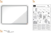Binnenvitrine Nobo Premium Plus 4xA4 draaideur magnetisch-7