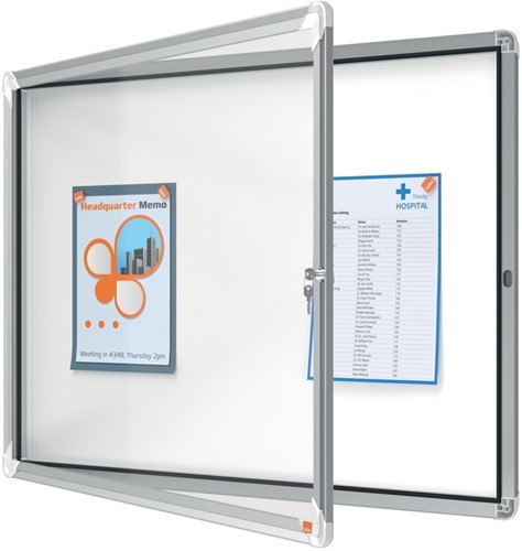 Binnenvitrine Nobo Premium Plus 8xA4 draaideur magnetisch-12