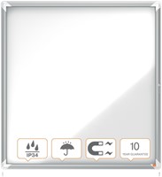 Buitenvitrine Nobo Premium Plus 12xA4 draaideur magnetisch-11