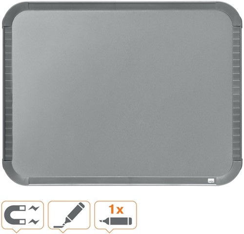 Whiteboard Nobo Slim Line 22x28cm zilver-2