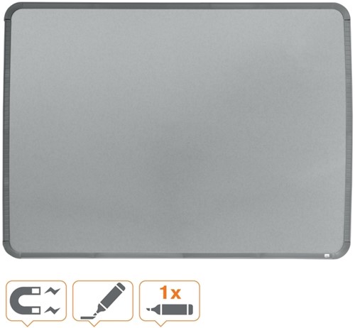 Whiteboard Nobo Slim Line 43x58cm zilver-3