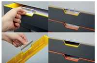Ladenbox Durable Varicolor 7 laden grijs-2