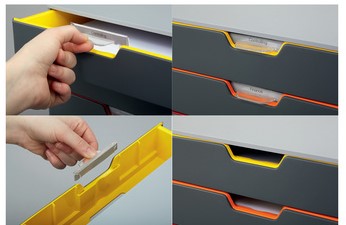Ladenbox Durable Varicolor 7 laden grijs-2