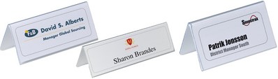 Tafelnaambord Durable 8052 61x210mm transparant-2