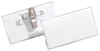 Acrylbadge Durable met combiklem 40x75mm-2