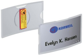 Badge Durable 8123 convex met magneet 40x75mm-2