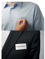 Naambadge etiket Durable 8334 40x75mm zelfklevend wit 240 stuks-3