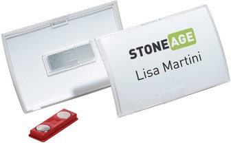 Badge Durable 8212 Click Fold met magneet 40x75mm-3
