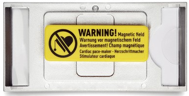 Badge Durable 8540 classic met magneet 30x65mm zilvergrijs-3