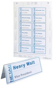 Tafelnaambord Durable 1460 kaarten 61/122x210mm 20 stuks-2