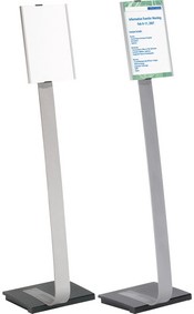 Folderstandaard Durable 4812 vloerstandaard A4 aluminium-3