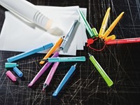 Viltstift STABILO Cappi 168/12 Arty medium assorti etui à 12 stuks-1