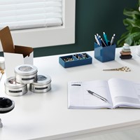 Lettertang Dymo Junior embossing blauw-2