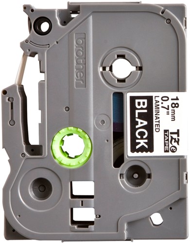 Labeltape Brother P-touch TZe-345 standaard 18mm wit op zwart-2