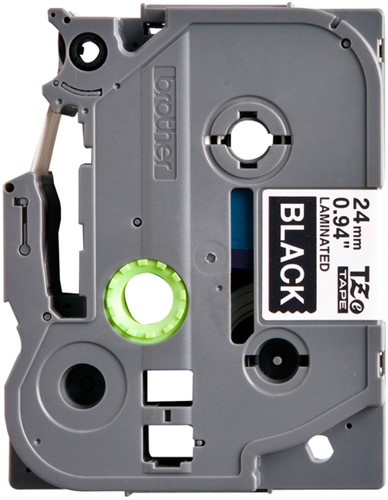 Labeltape Brother P-touch TZe-355 standaard 24mm wit op zwart-2