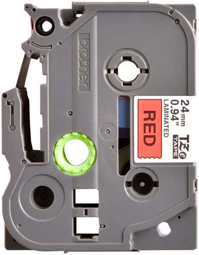 Labeltape Brother P-touch TZe-451 standaard 24mm zwart op rood-2