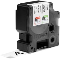 Labeltape Dymo Rhino industrieel vinyl 24mm zwart op wit-2