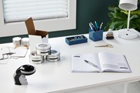 Reliëftape Dymo embossing plastic 9mm wit op zwart-2