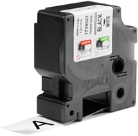 Labeltape Dymo Rhino industrieel polyester 24mm zwart op wit-2