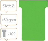 T-kaart Nobo nr.2 48mm groen 100 stuks-4