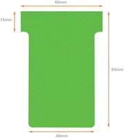 T-kaart Nobo nr.2 48mm groen 100 stuks-7