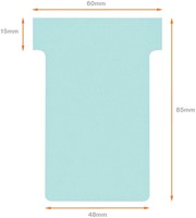T-kaart Nobo nr.2 48mm blauw 100 stuks-7