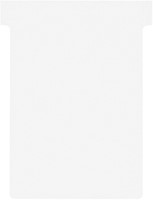 T-kaart Nobo nr.3 80mm wit 100 stuks