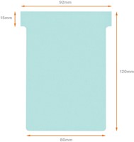 T-kaart Nobo nr.3 80mm blauw 100 stuks-7