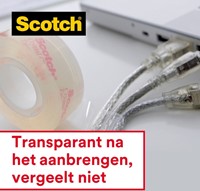 Plakband Scotch Crystal 600 19mmx7.5m transparant 2+1 gratis + handdispenser-2