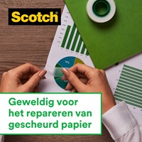 Plakband Scotch Magic 810, 19mmx7.5m, onzichtbaar mat, 2+1 gratis + handdispenser-1