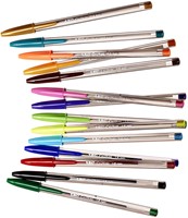 Balpen Bic Cristal, large, assorti, etui à 15 stuks-2