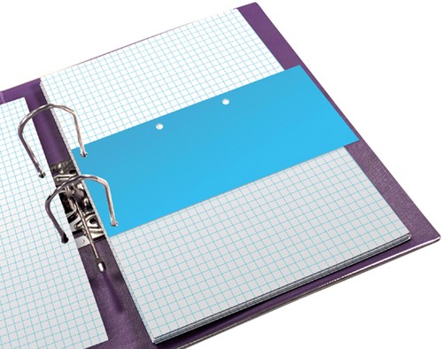 Scheidingsstrook Oxford Duo 240x105mm blauw 60 stuks-2