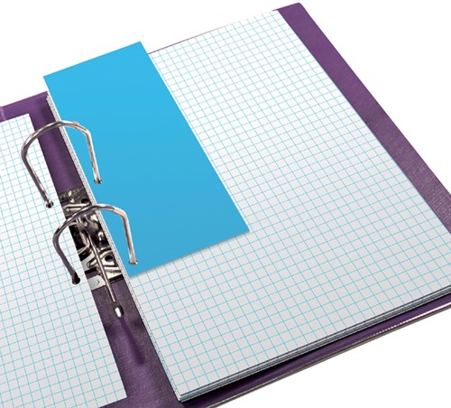 Scheidingsstrook Oxford Duo 240x105mm blauw 60 stuks-3