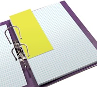 Scheidingsstrook Oxford Duo 240x105mm geel 60 stuks-3