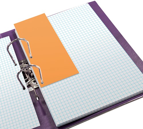 Scheidingsstrook Oxford duo 240x105mm oranje 60 stuks-3