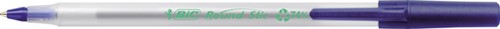 Balpen Bic Ecolutions round stic medium blauw