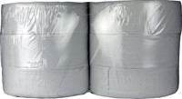 Toiletpapier Cleaninq T1 jumbo groot 2-laags 6x380m wit-2