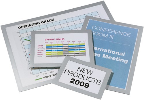 Duraframe Durable 487323 A3 zilvergrijs 2 stuks-3