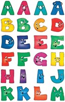 Etiket HERMA 4194 28mm letters a-z gezichten 48 stuks