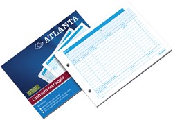 Opdrachtformulier Djois Atlanta A5 50x2vel met carbon wit