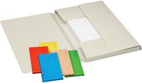 Dossiermap Djois Secolor Mammoet folio 3 kleppen 250gr recycled rood 10 stuks-2