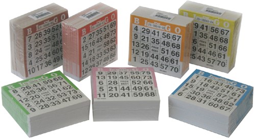 Bingoblok Haza 105x105mm 20 stuks à 25 vel