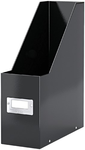 Tijdschriftencassette Leitz WOW click & store gerecycled karton zwart-2