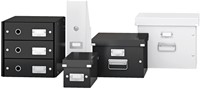 DVD-opbergdoos Leitz Click & Store WOW  gerecycled karton 206x147x352mm zwart-7