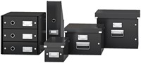 CD-opbergdoos Leitz Click & Store WOW  gerecycled karton 143x136x352mm zwart-8