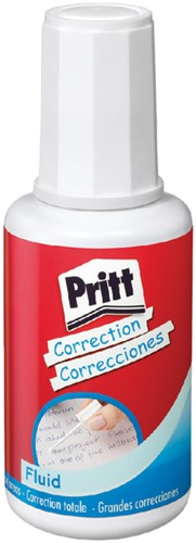Correctievloeistof Pritt, flacon met kwast, 20ml