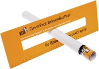 Verzendkoker CleverPack A3 330x50mm met doppen wit pak à 20 stuks-3