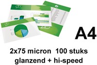 Lamineerhoes GBC A4 highspeed 2x75micron 100 stuks-3