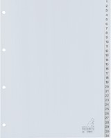 Tabbladen Kangaro 4-gaats G431C 1-31 genummerd grijs PP