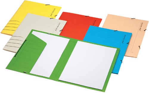 Elastomap Secolor Folio 100% gerecycled karton 250 gr Blauw